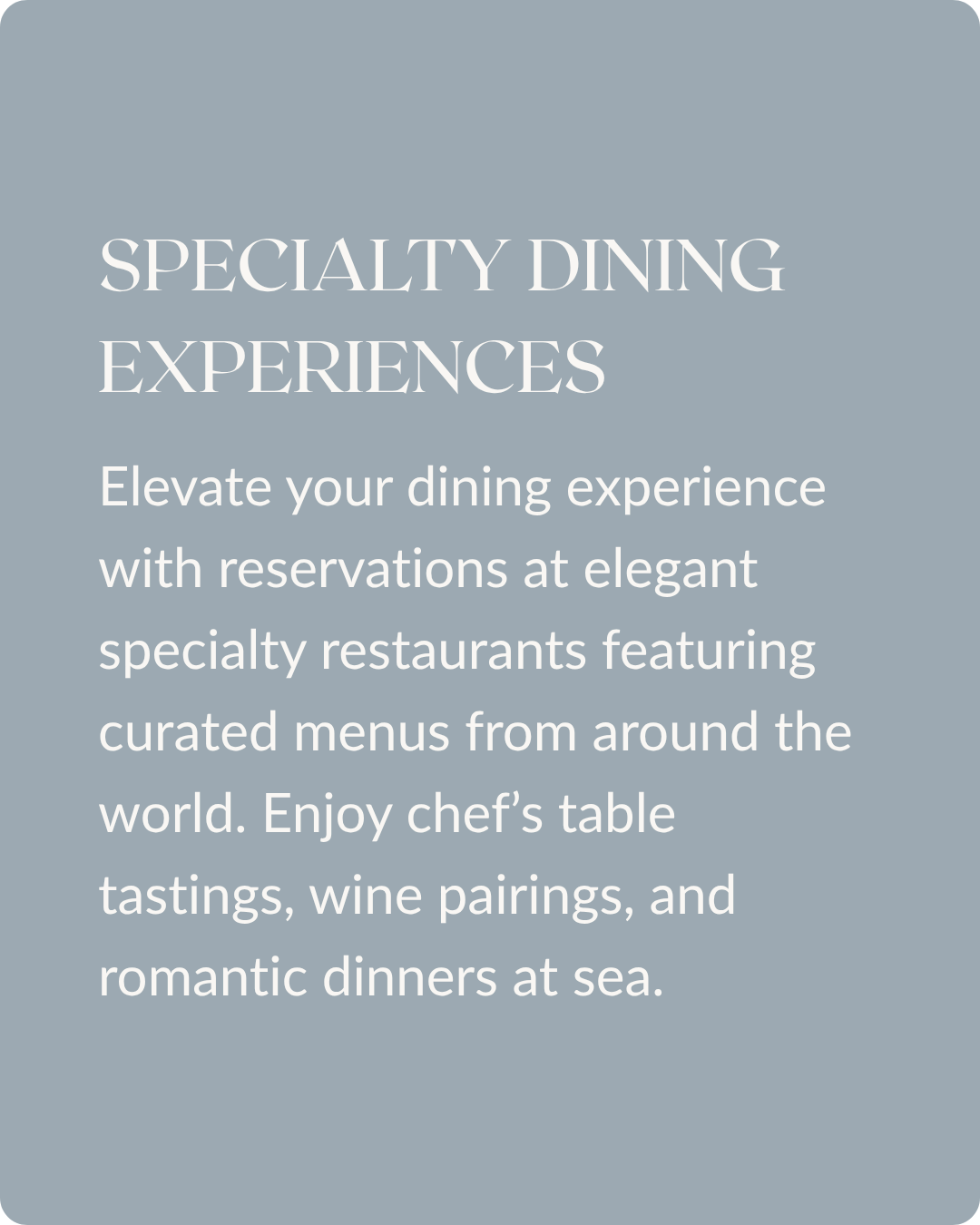 Ocean Cruise 1 OC Inclusion 2