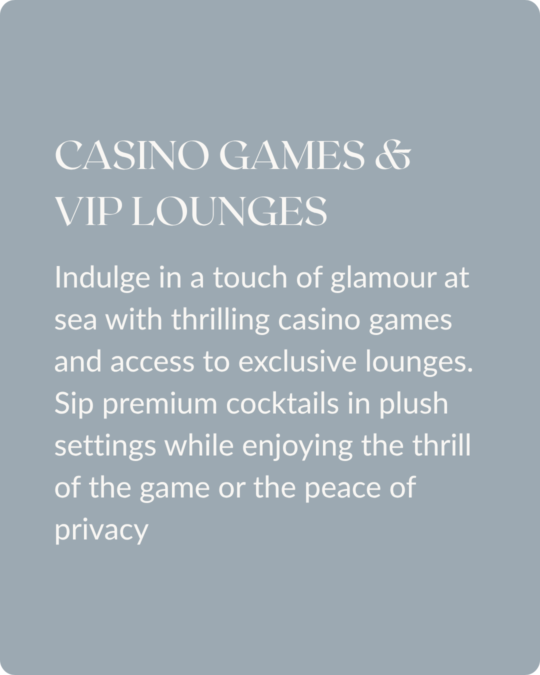 Ocean Cruise 5 OC Inclusion 5