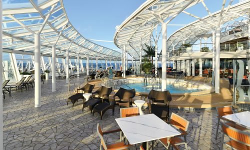 Ocean Cruise 23 SereniVoy Travel - Ocean cruise solarium area
