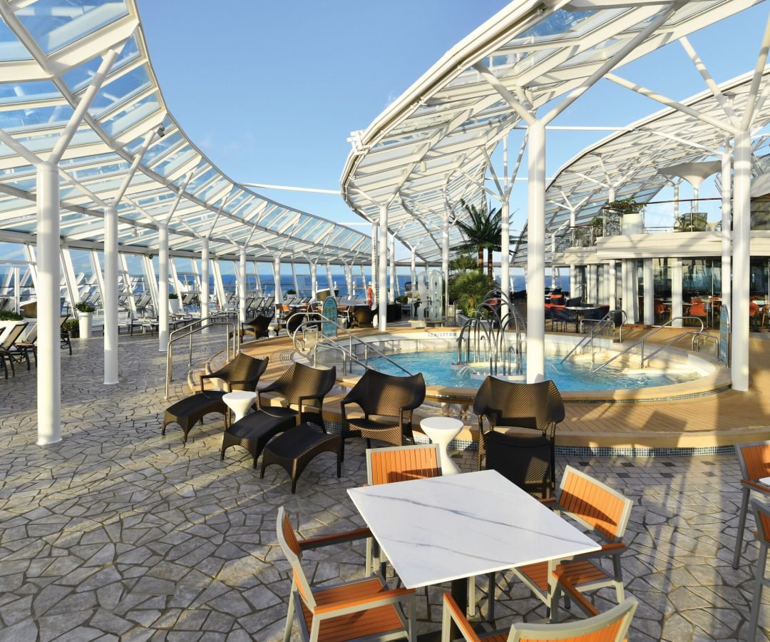 Ocean Cruise 43 SereniVoy Travel - Ocean cruise solarium area